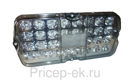 Фонарь задний светодиодный для прицепа 12V прозрачный